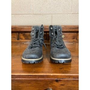 Boots Cliff by White Mountain Shoes Pathfield Lace-up size 9.5 Womens Gray/Grey